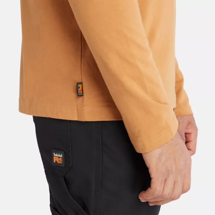 T-shirt à manches longues Timberland PRO Core pour homme en orange