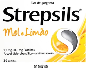STREPSILS MEL E LIMÃO 36pst