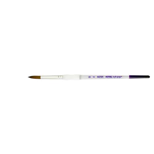 Royal & Langnickel Soft-Grip™ Synthetik-Rotmarderhaarpinsel, SG75R, Rund