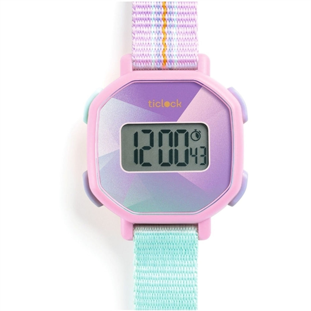 Ticlock Digitalur Lilla Prismer - Djeco