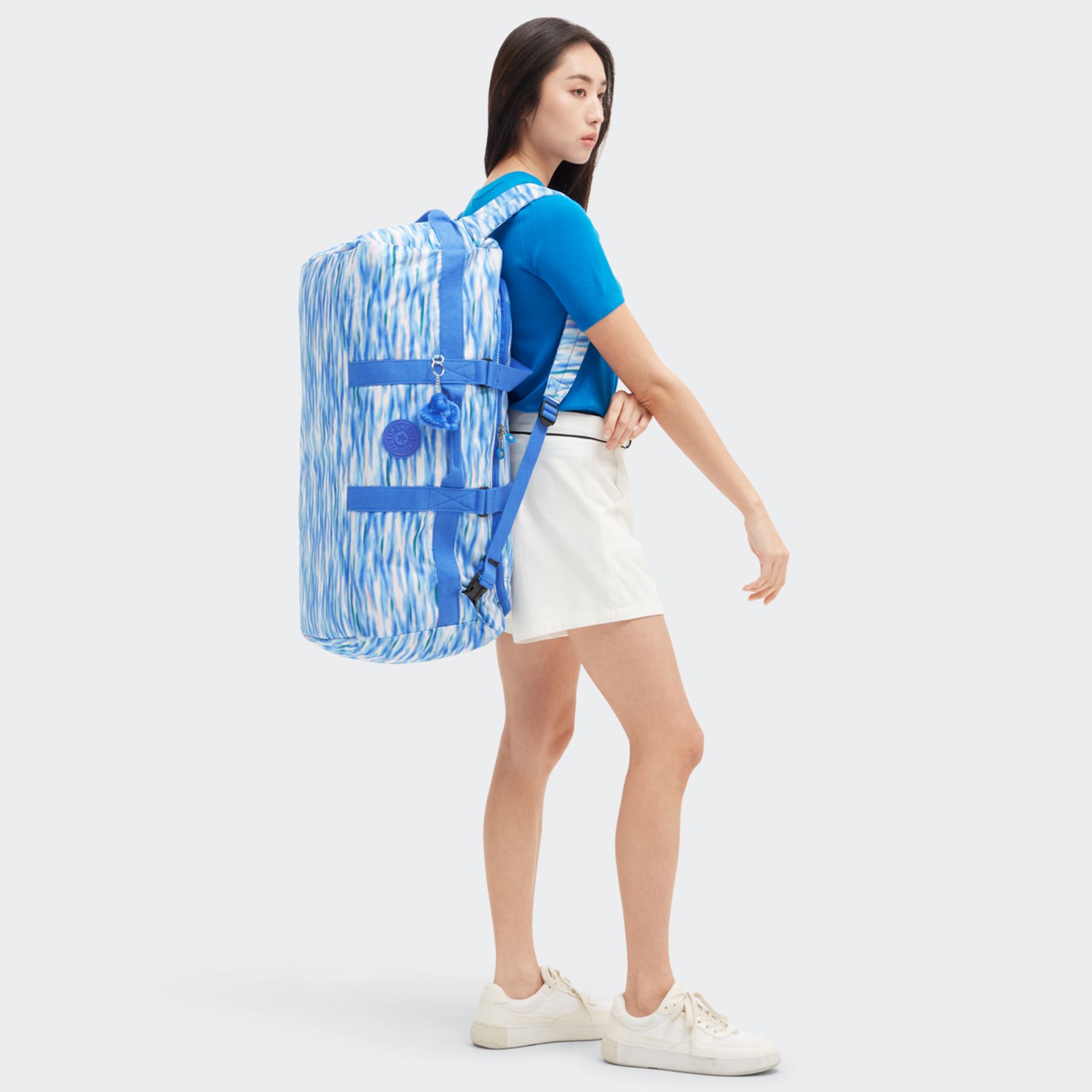 JONIS M Sac à dos de voyage convertible de taille moyenne - Diluted Blue