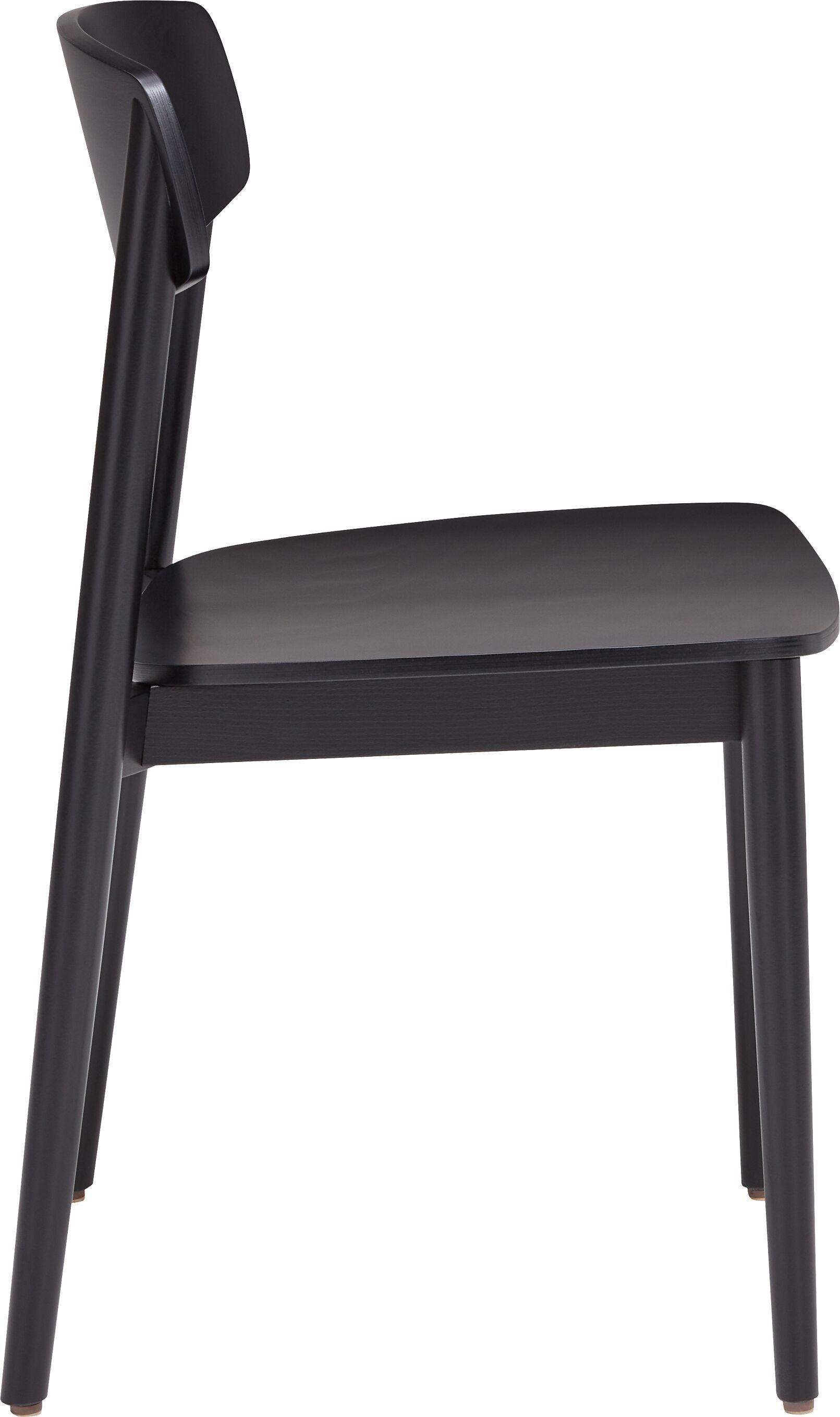 PRIMO Stuhl - Schwarz / B: 47.0 cm x T: 52.0 cm x H: 84.0 cm