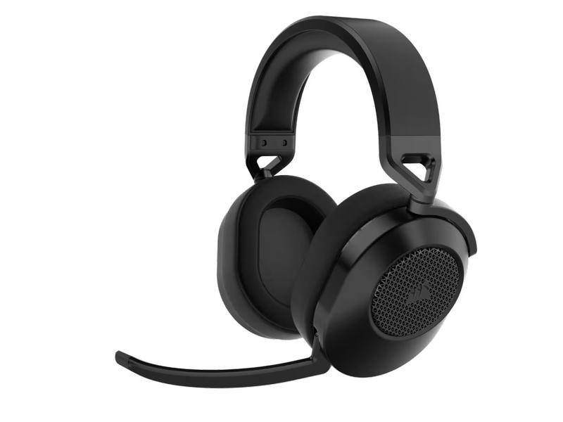 Corsair Headset HS65 Wireless Schwarz Kabellosses Gaming Headset mit Surround Sound