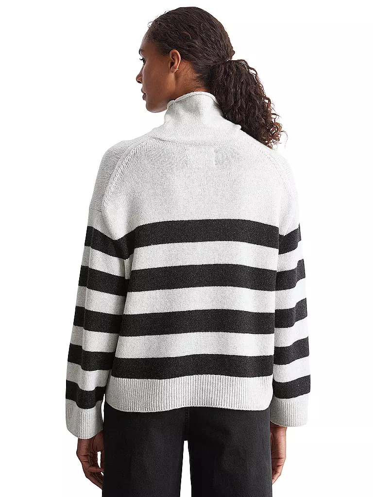 MARC O'POLO Rollkragenpullover grau
