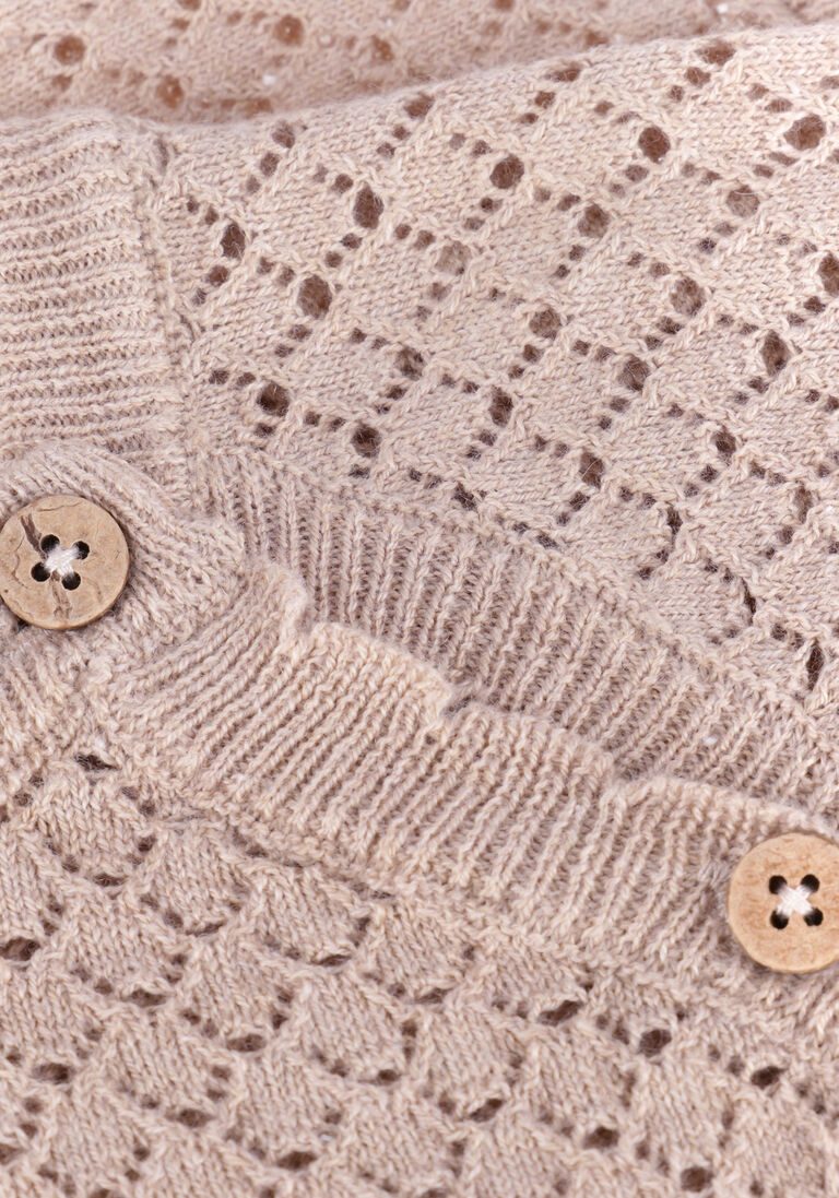 LIL\\' ATELIER beige lil' atelier trui nbfleaf ls wrap knit