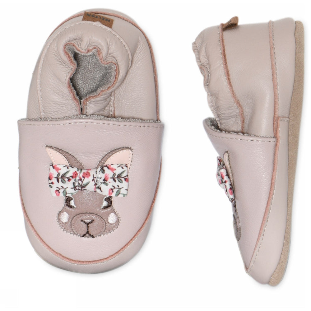 Køb MELTON Rose Dust Bunny Leather Slippers