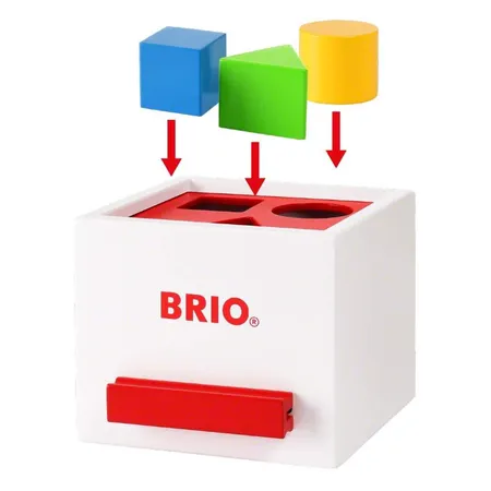 BRIO Sortierbox weiß