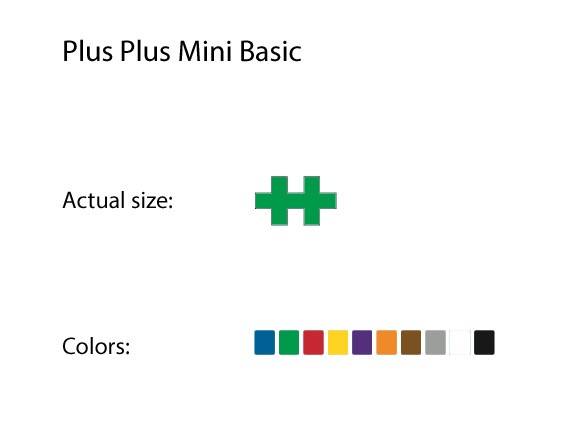 Plus-Plus - Mini Basic - 1200 stk