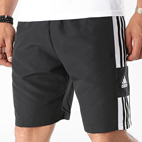 Short Jogging A Bandes GK9557 Noir