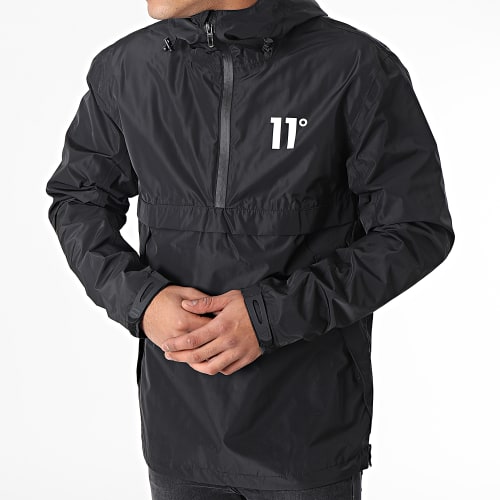 Coupe-Vent Col Zippé 11D032 Noir