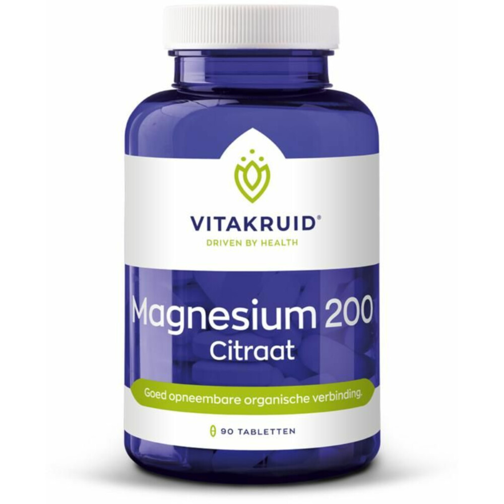 Vitakruid Magnesium 200 Citraat 90 tabletten