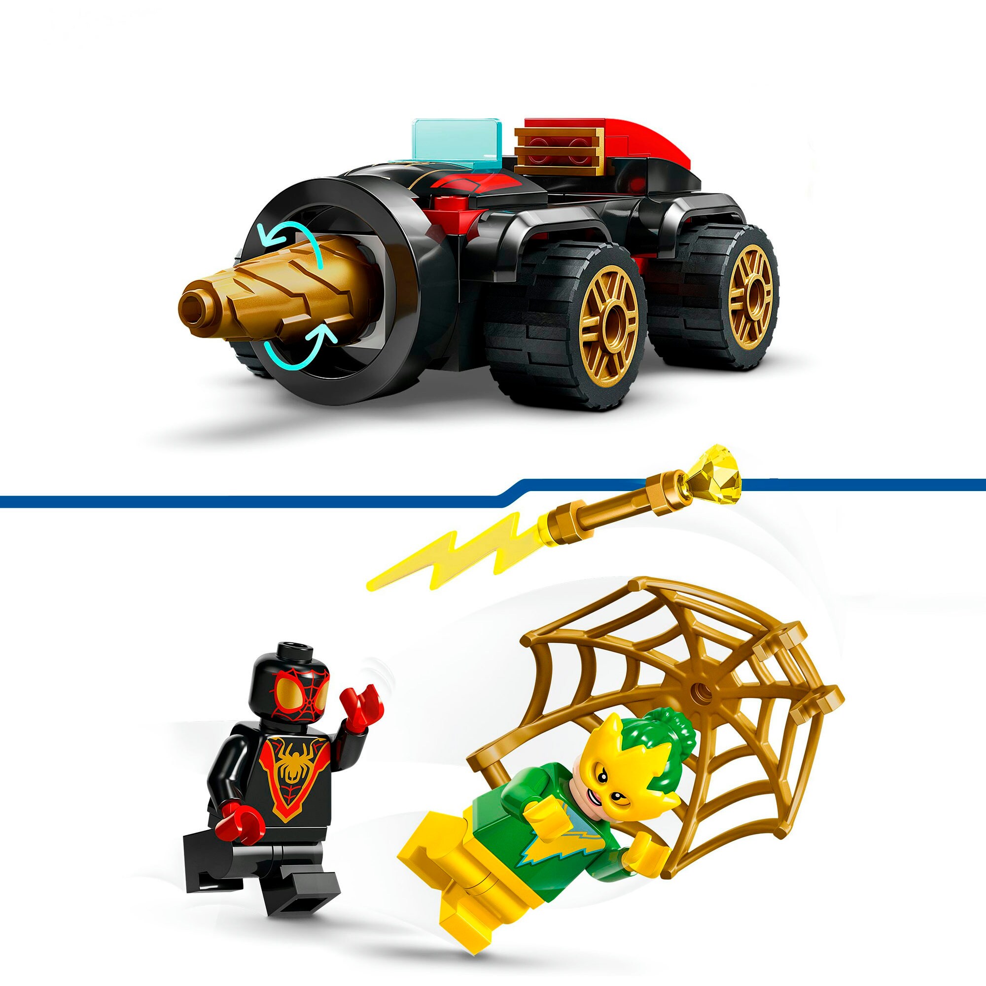LEGO Konstruktionsspielzeug Marvel Spidey und seine Super-Freunde Spideys Bohrfahrzeug