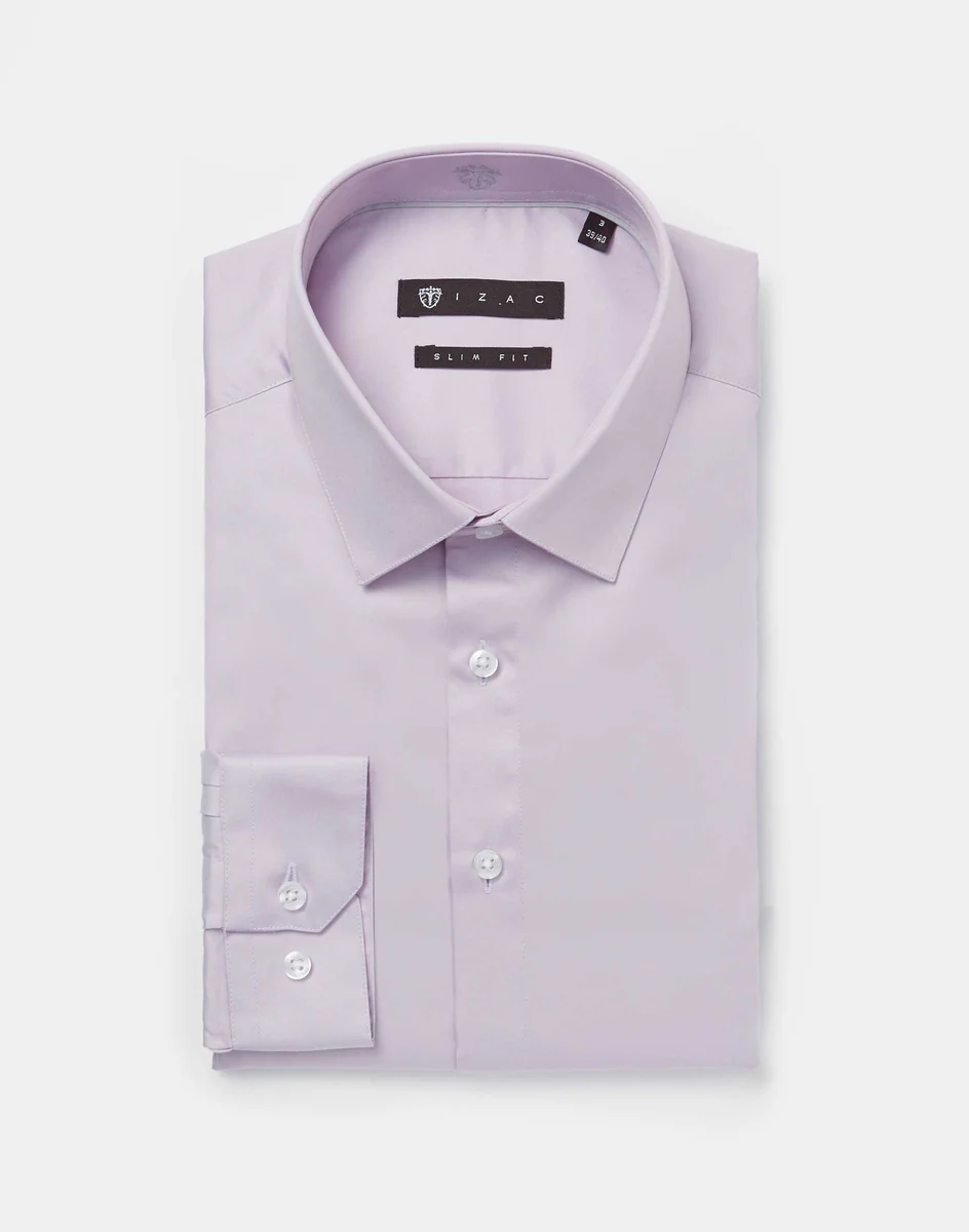 Chemise Slim Lilas