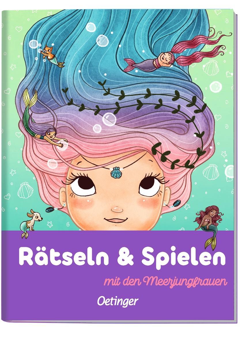 Meerjungfrauen. Puzzle im Buch. 100 Teile