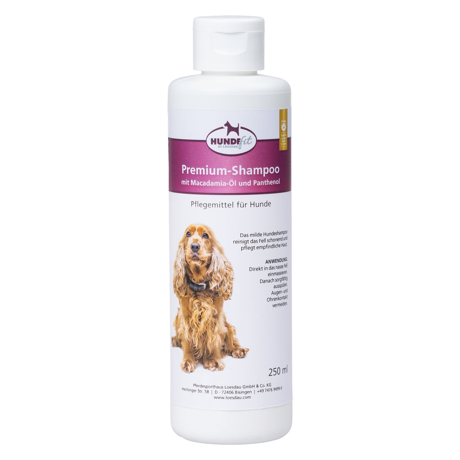 HUNDEfit by Loesdau Premium Shampoo  - 250 ml