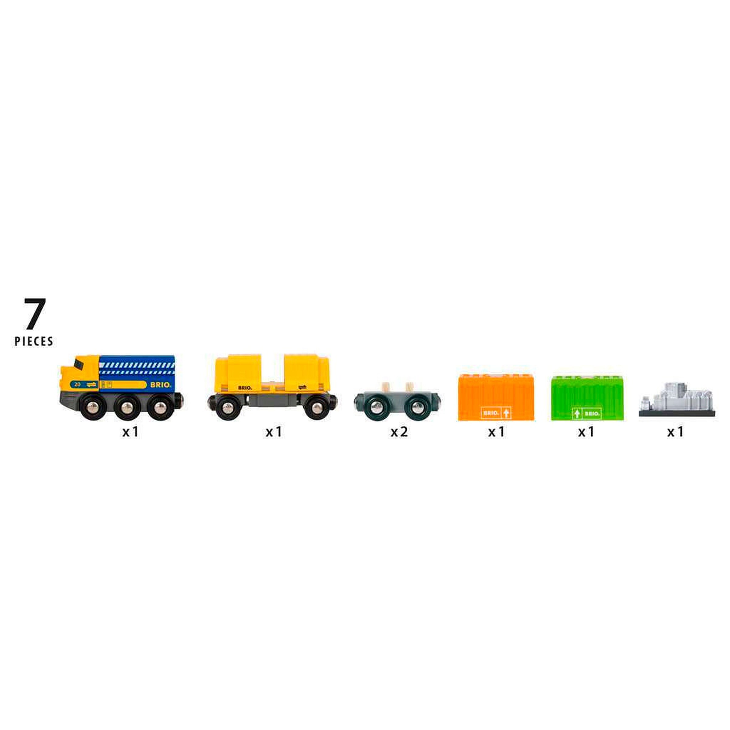 BRIO Güterzug mit drei Waggons