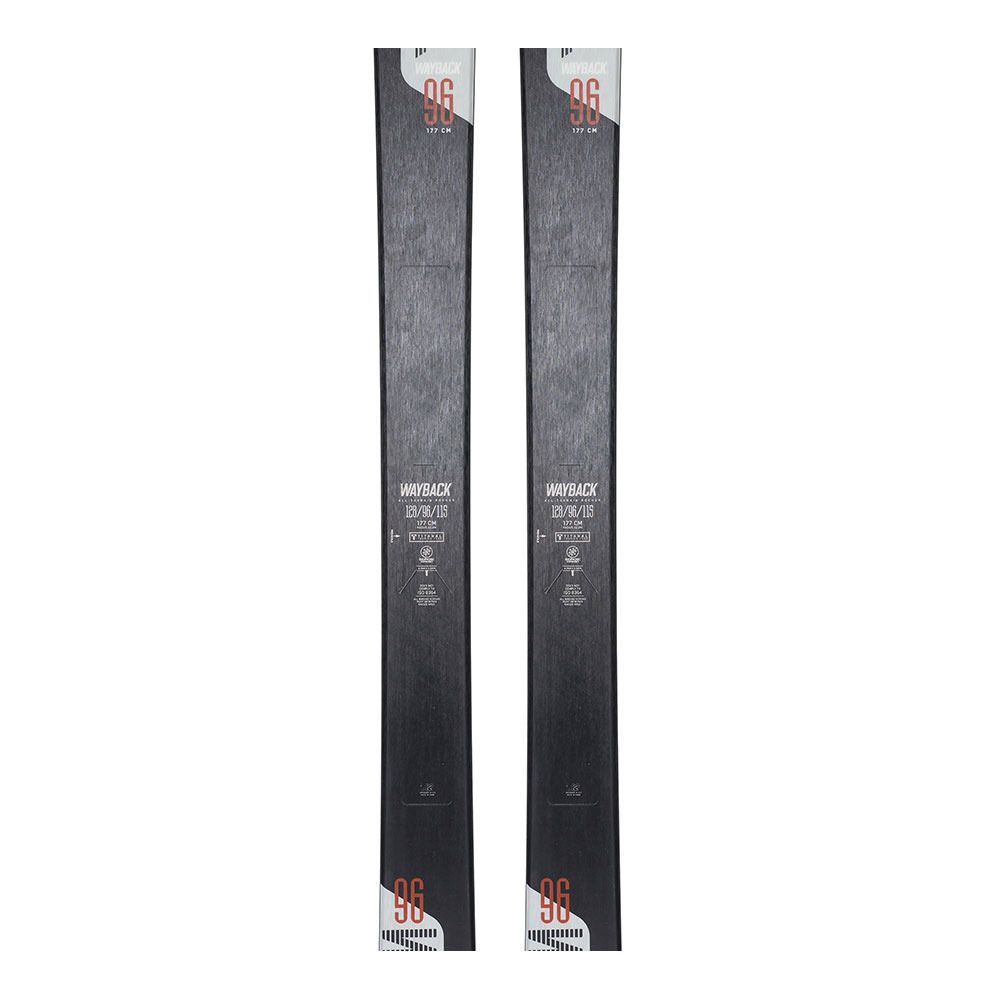 K2 WAYBACK 96 - Skis randonné Homme grey/black