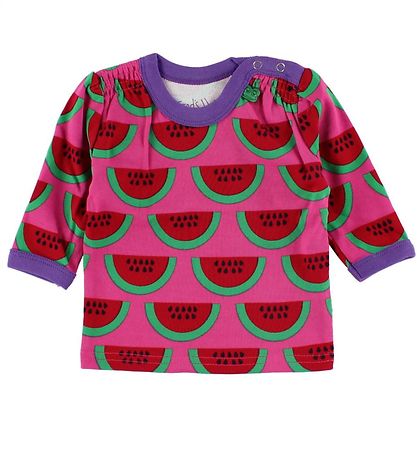 Freds WoRød Bluse - Pink m. Vandmelon