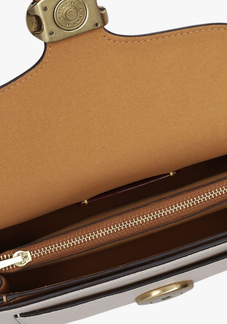 beige coach schoudertas tabby 20