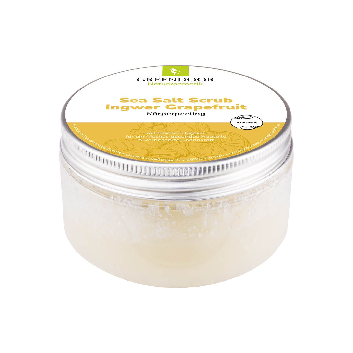 GREENDOOR Sea Salt Scrub Ingwer Grapefruit