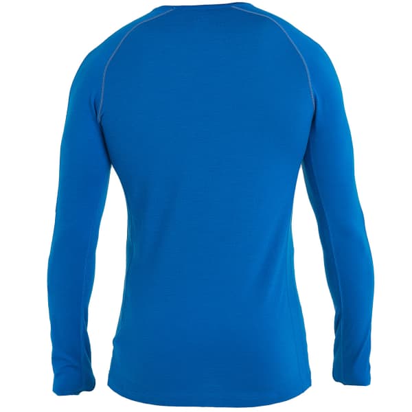 T-shirt thermique ICEBREAKER M ZONEKNIT 200 LS CREWE LAZURITE/SOLAR/CB