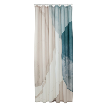 Sealskin douchegordijn earth 180x200cm donker groen /wit