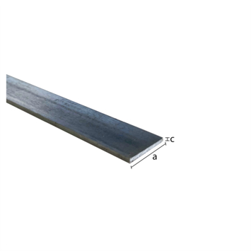 Plat profiel staal 25x2x1000mm