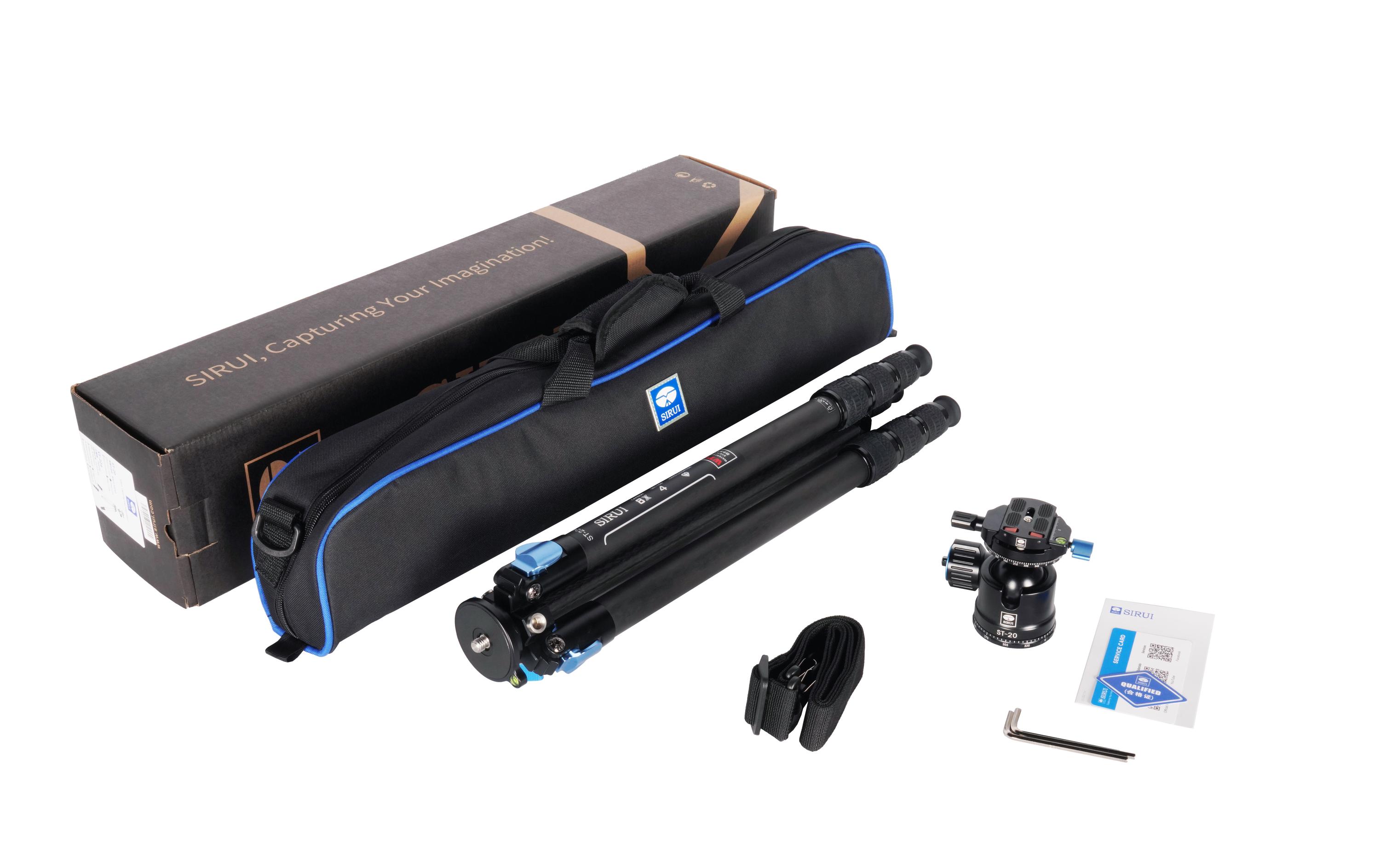 Stativ ST-224 Superb Travel mit Kugelkopf ST-20<br>Das ideale Reisestativ für Fotografen – Mit Kugelkopf, wasser- und staubgeschützt, leicht und kompakt