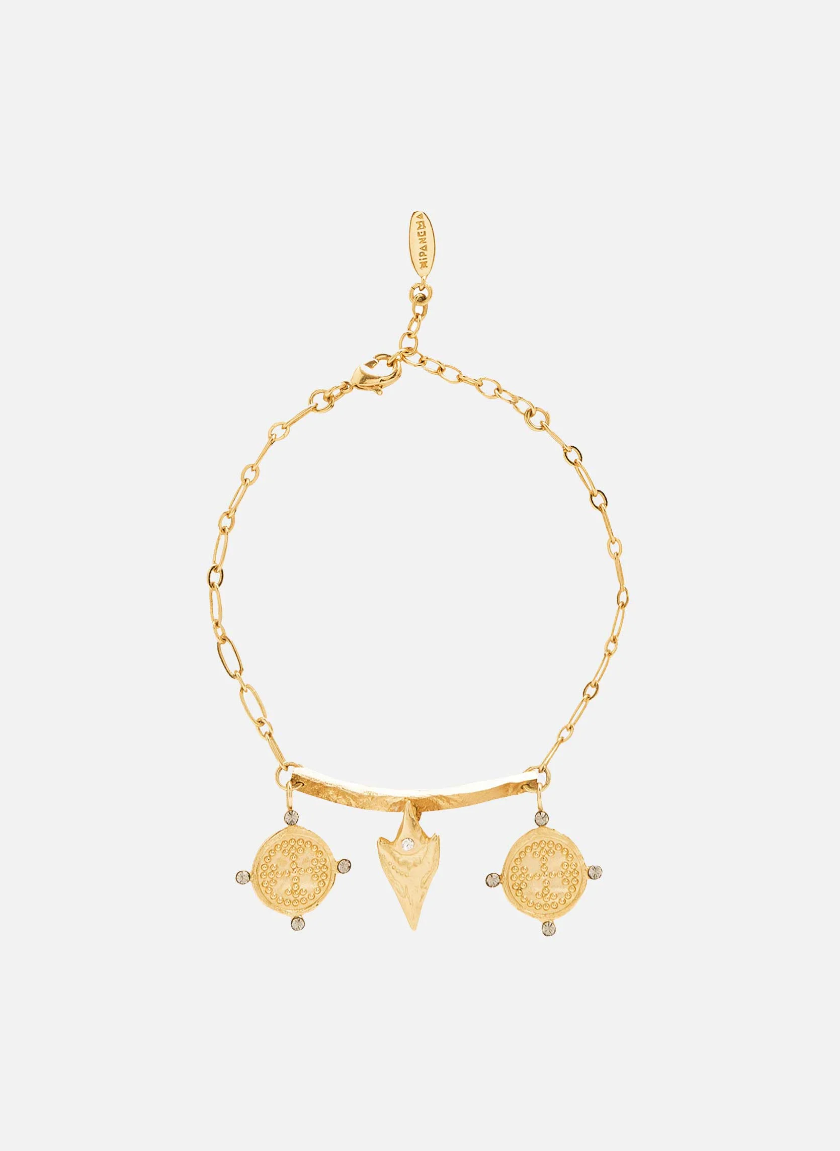 ANTIKA - Bracelet avec pampilles | Doré