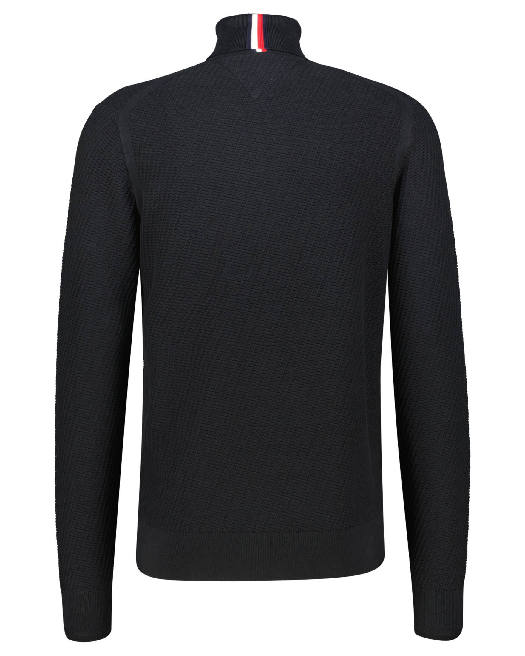 Tommy Hilfiger| Herren Rollkragenpullover RECTANGULAR STRUCTURE Strickpullover aus BIO-Baumwolle
