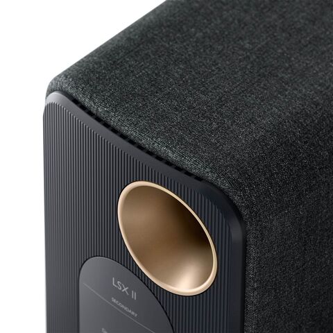 KEF LSX II – supercompacte draadloze hifi-luidspreker Zwart