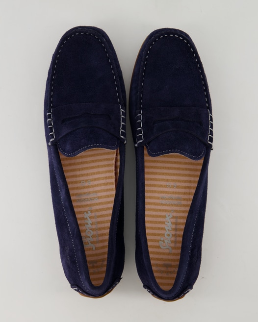 Sioux Carmona-700 Slipper in Blau