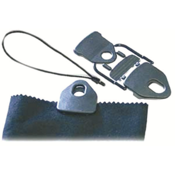 Tornado Clip 4 St Elastiek Zwart 4Mm