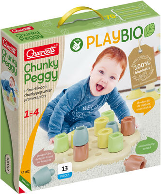 Quercetti PlayBio Chunky Peggy Aktivitetsleke