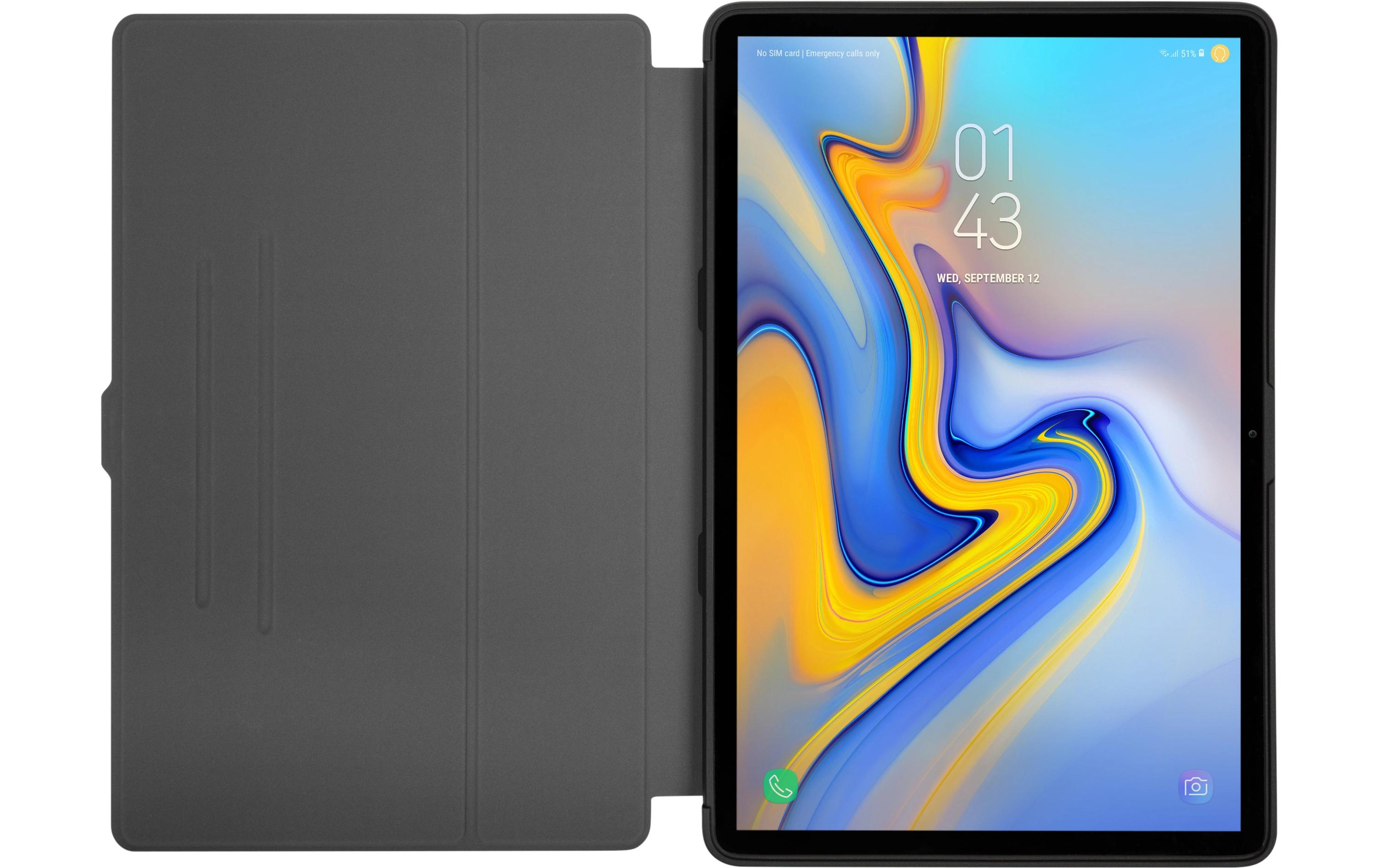 Tablet Book Cover Click-In Galaxy Tab S7+/S8+/S9+/S9 FE+Tablet-Schutzhülle mit flexibler Aufstellfunktion