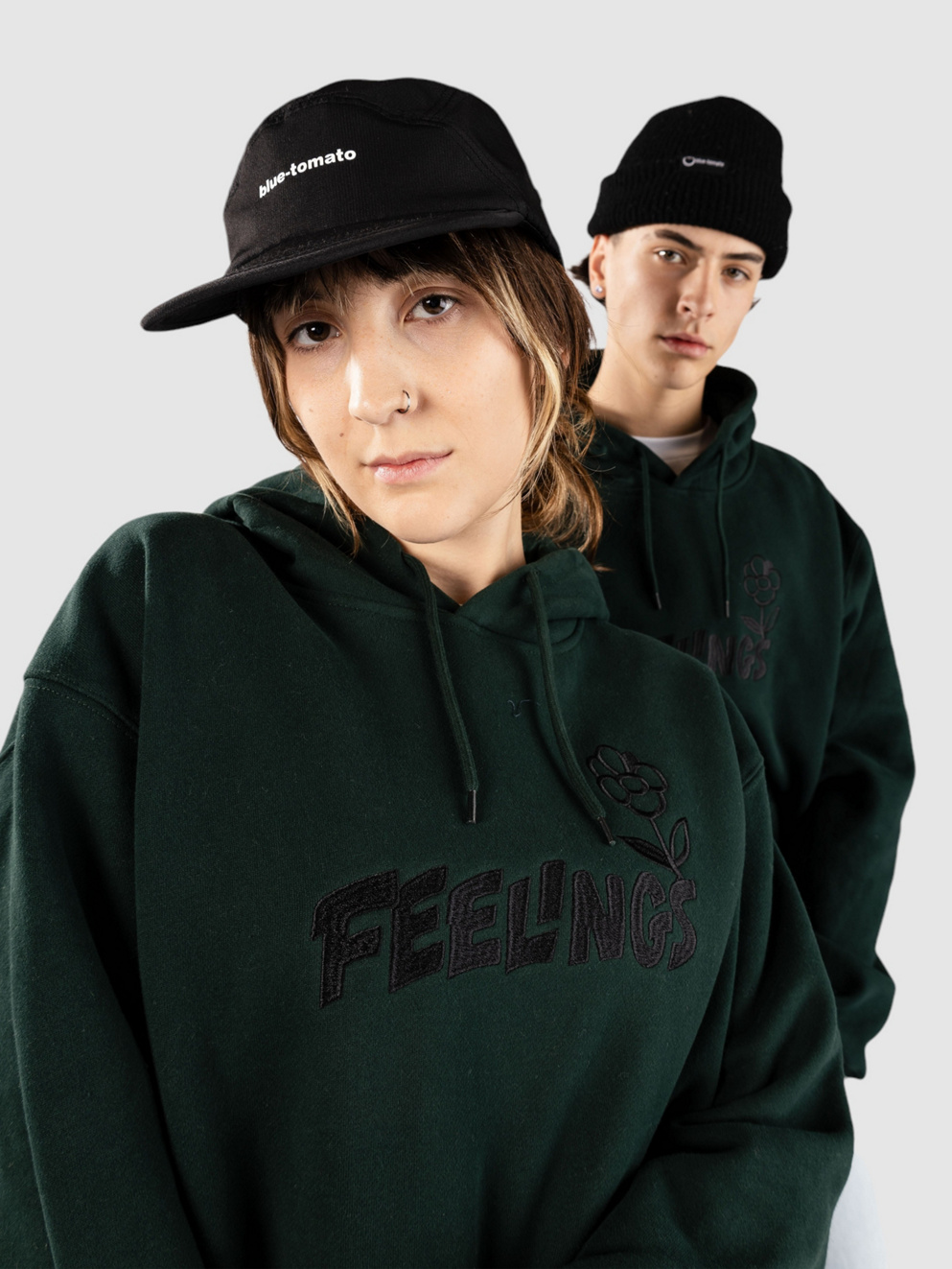 And Feelings Banks Hoodie pine green