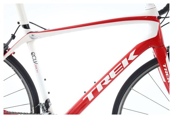 Produit reconditionné · Trek Domane Carbone · Blanc / Vélo de route / Trek | Bon état