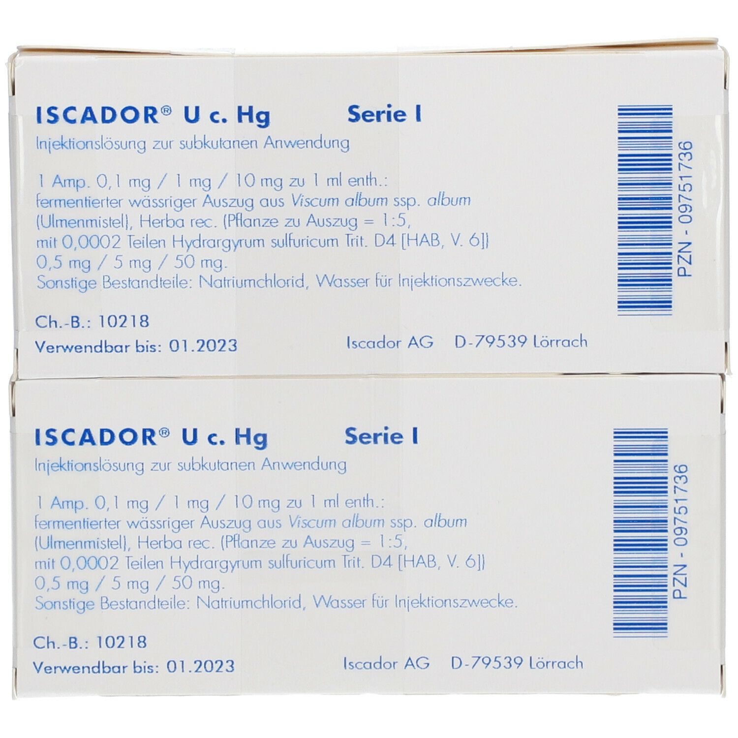 ISCADOR® U c. Hg Serie I