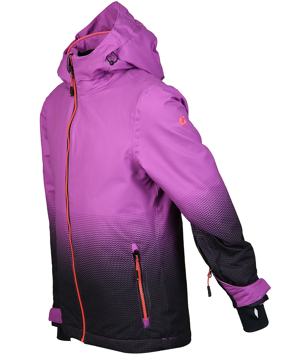 Funktionsjacke KSW 183 GRLS SKI in lila/schwarz