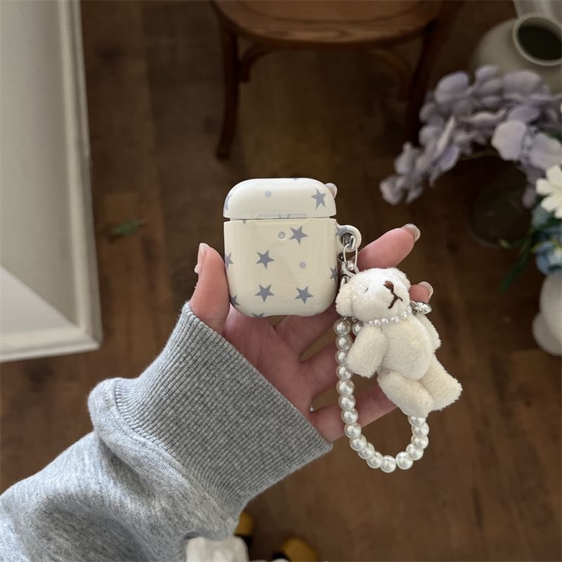 VanDi - Star AirPods / Pro oortelefoonhoesje met berenband
