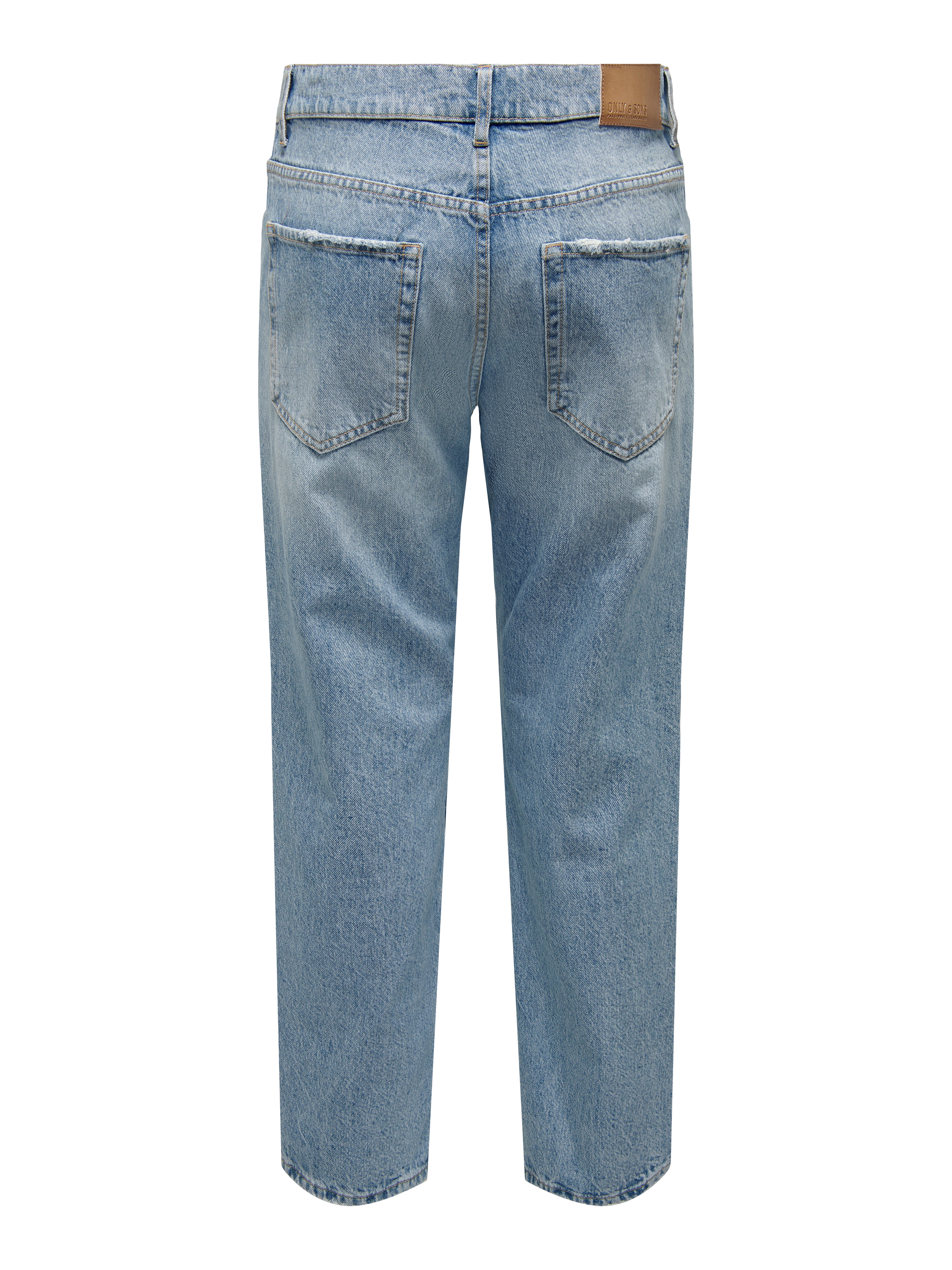 ONSEDGE Mid Rise Gerade geschnitten Jeans Light Blue Denim