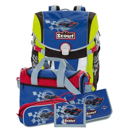Scout Schulranzenset Emotion Sunny Speed 5-teilig