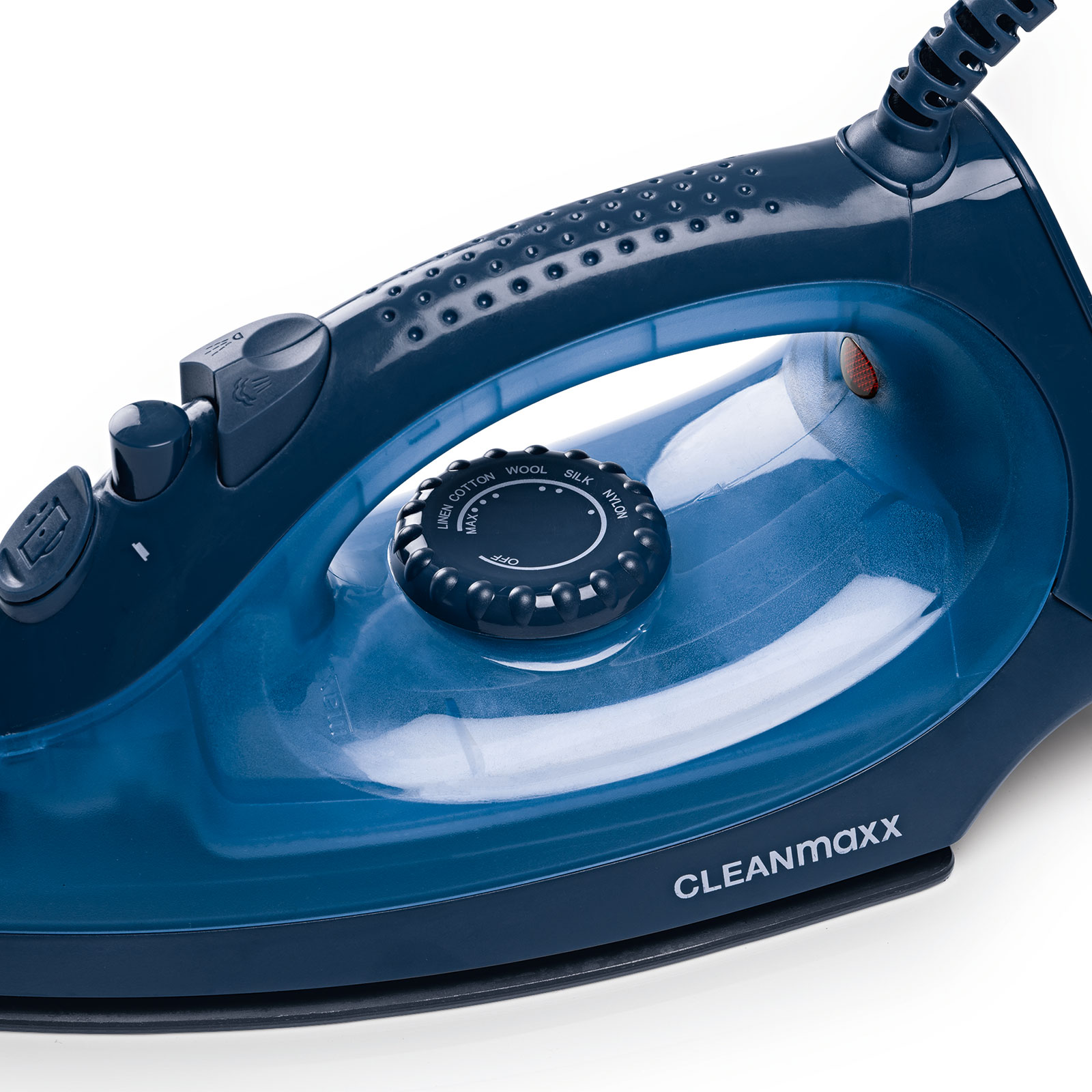 CLEANMAXX Dampfbügeleisen 12261 - blau - keramikbeschichtet