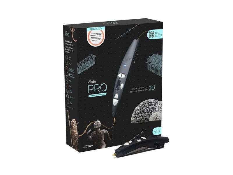 3Doodler 3D-Pen Pro III 7-teilig, Schwarz 3Doodler-Set
