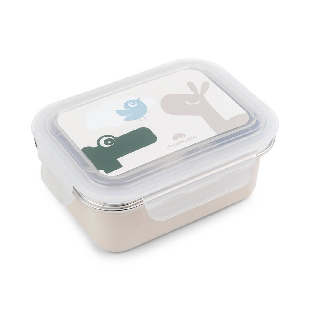 Metal lunch box Lalee/Croco Sand