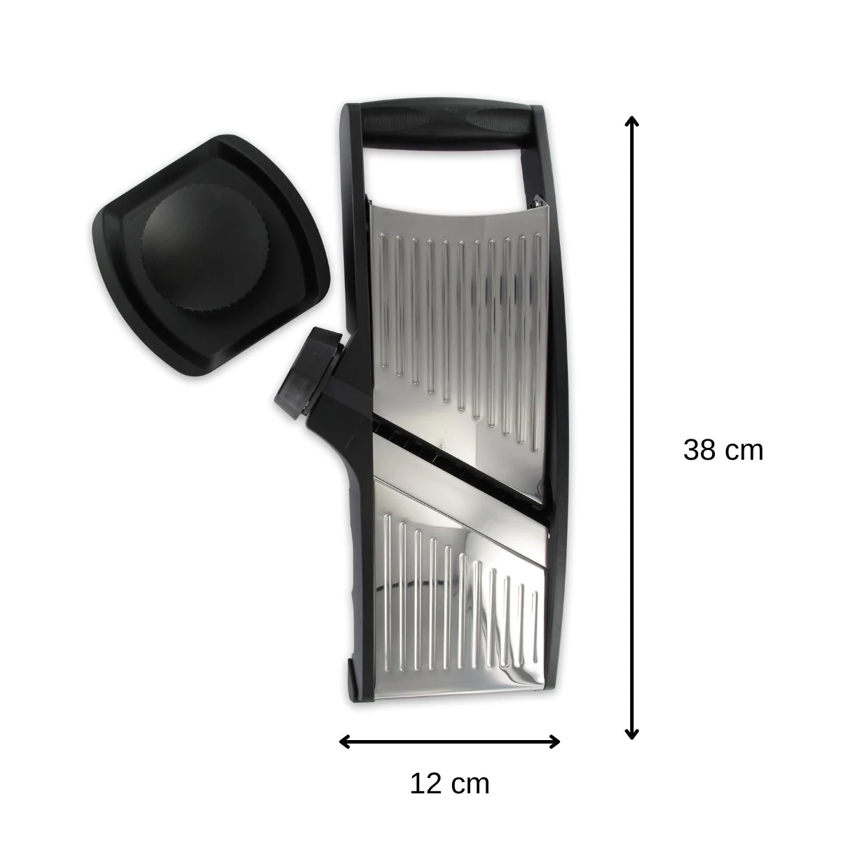 Mandoline professionnelle avec protège main en acier inoxydable Handma