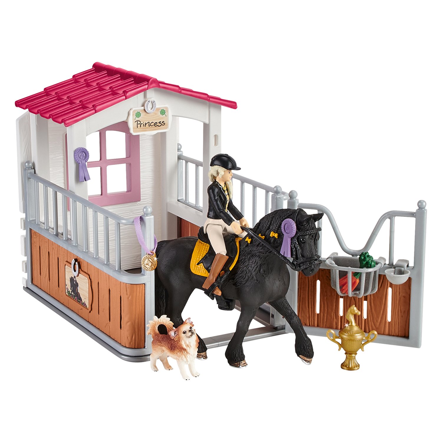 Schleich Pferdebox mit HC Tori und Princess