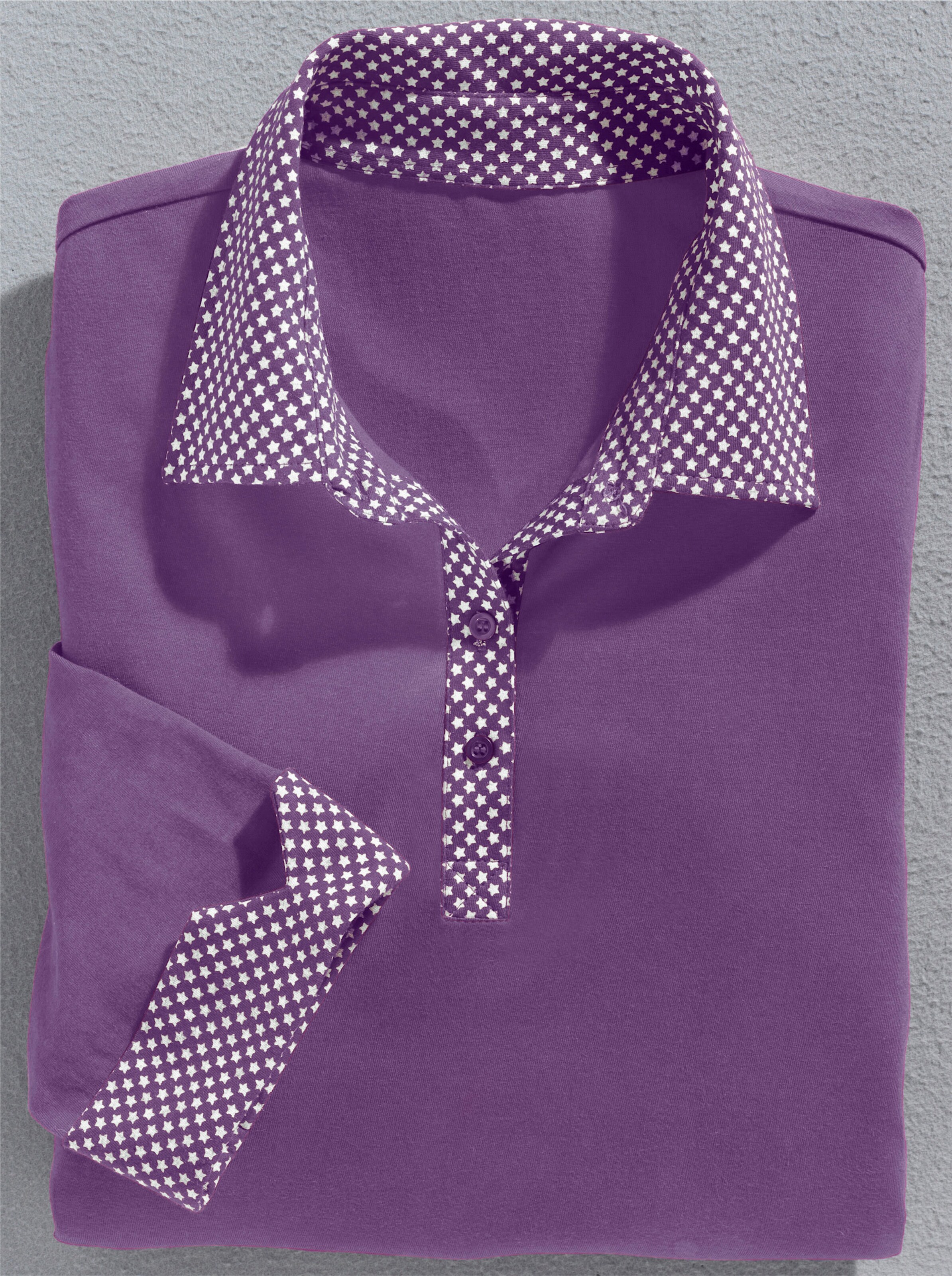 Poloshirt in lila