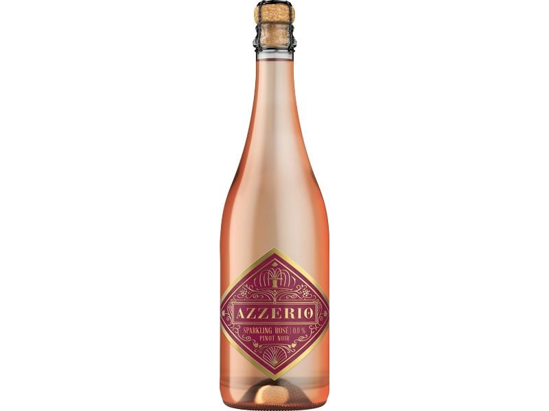 AZZERIO Sparkling Rosé 0.0% 0.75 l Veganer Wein ohne Alkohol