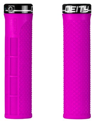 Paire de Grips Deity LockJaw 132 mm Rose